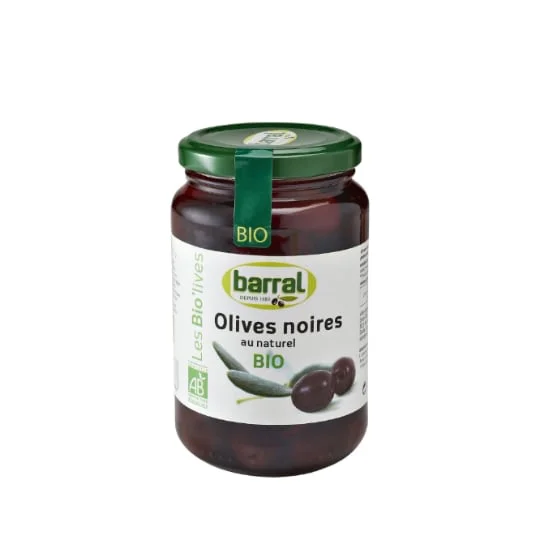 Olives noires au naturel bio