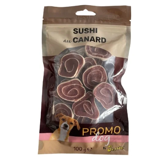 Récompense pour chien sushi au canard