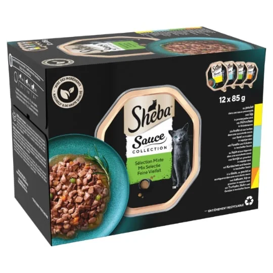 Pâté pour chat Adulte en sauce sélection mixte