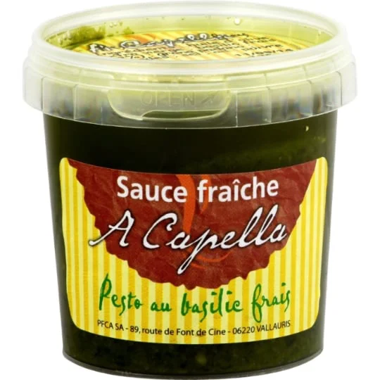 Sauce Pesto au basilic frais