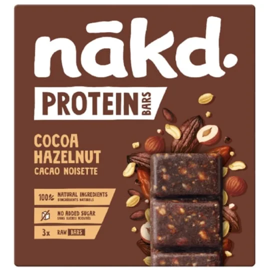 Barres protein cacao noisette
