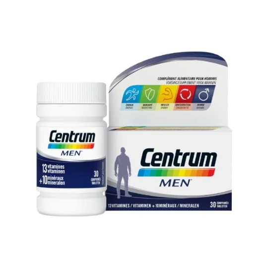 Compliment alimentaire pour homme multivitamines