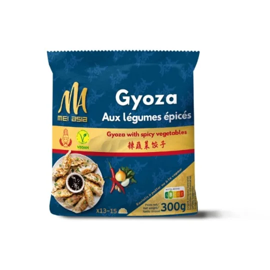 Gyozas vegans Aux légumes épicés
