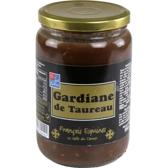 Plat cuisiné Gardiane de taureau