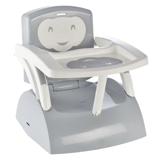 Réhausseur de chaise gris Baby top de 6 mois à 15 kg