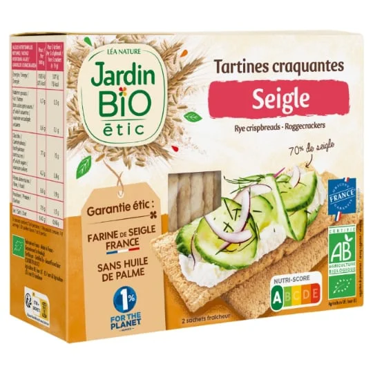 Tartines craquantes seigle Bio