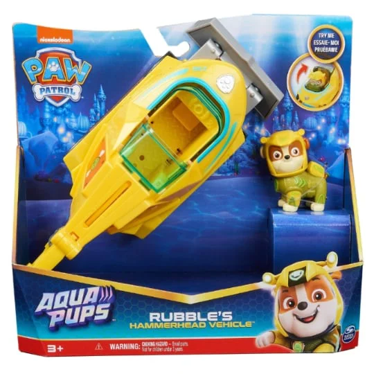 Coffret véhicule + figurine Aqua Pups - La Pat' Patrouille - modèle aléatoire
