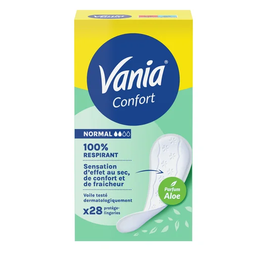 Protège-slips plat Confort Aloe Vera- Normal - x28