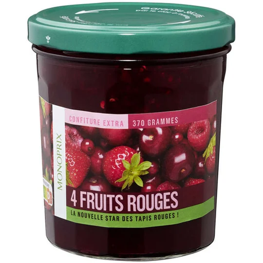 Confiture fruits rouges