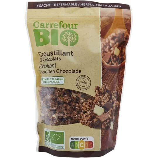 Céréales bio 3 chocolats