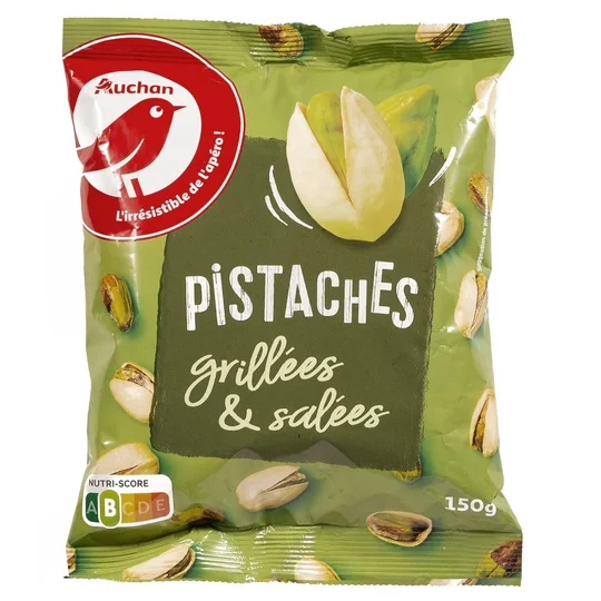 Pistaches grillées et salées