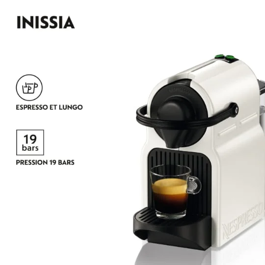 Machine à café Nespresso Inissia Blanche YY1530FD