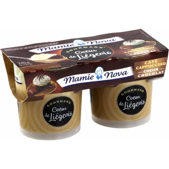 Desserts liégeois café chocolat