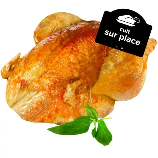 Poulet fermier du Sud Ouest rôti