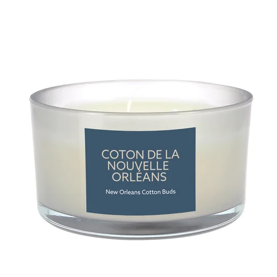 Bougie 3 mèches Coton