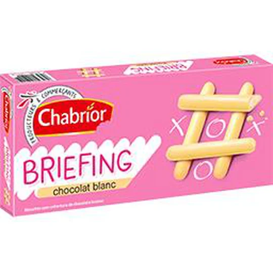 Biscuits Briefing chocolat blanc
