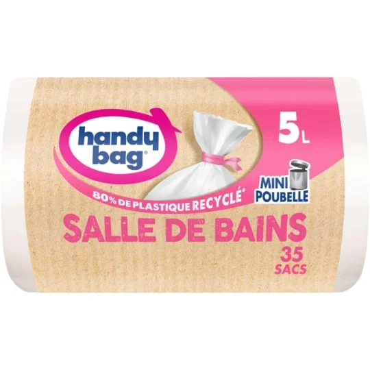Sac poubelle salle de bain, 5L