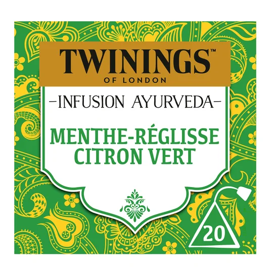 Infusion menthe réglisse citron - x20