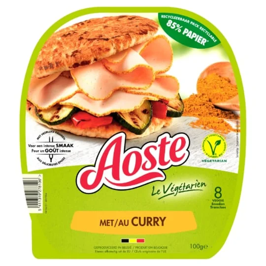 Spécialité végétarienne assaisonnées au curry
