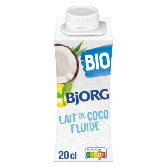 Lait de coco fluide bio
