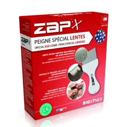 Peigne traitement anti-poux et lentes