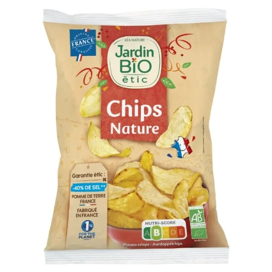 Chips pomme de terre nature Bio