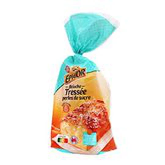 Brioche tressée Perles de sucre