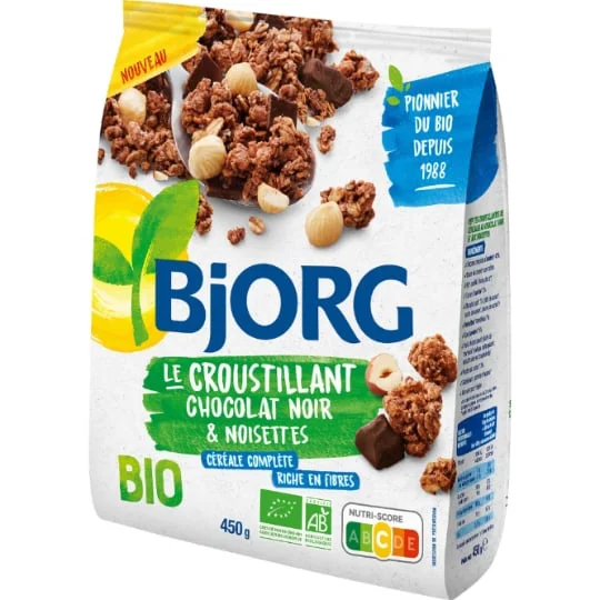Céréales roustillant chocolat noisette Bio
