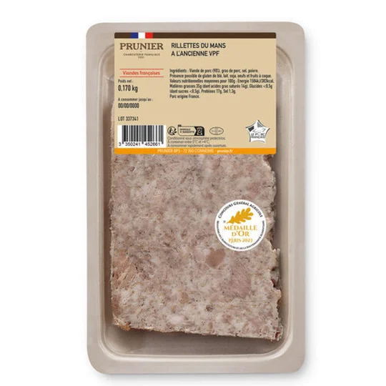 Prunier Rillettes Du Mans À L'Ancienne Tranche