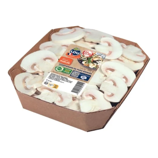 Champignons blancs émincés