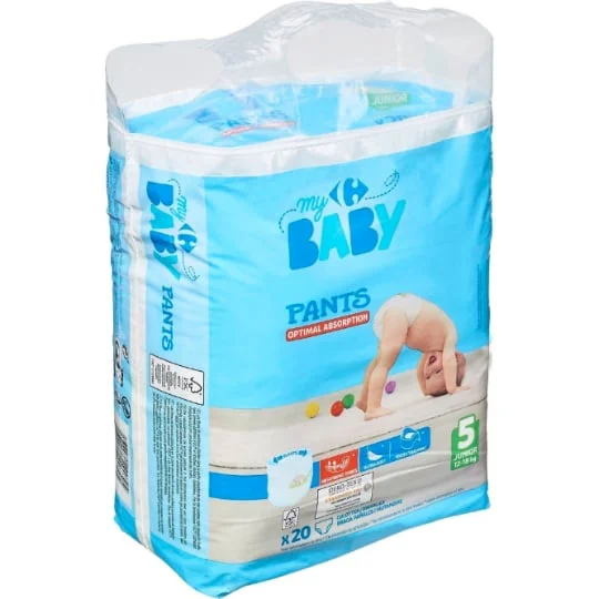 Couches culottes taille 5 junior : 12-18 kg