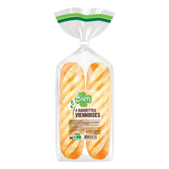 Baguette Viennoise Bio x4