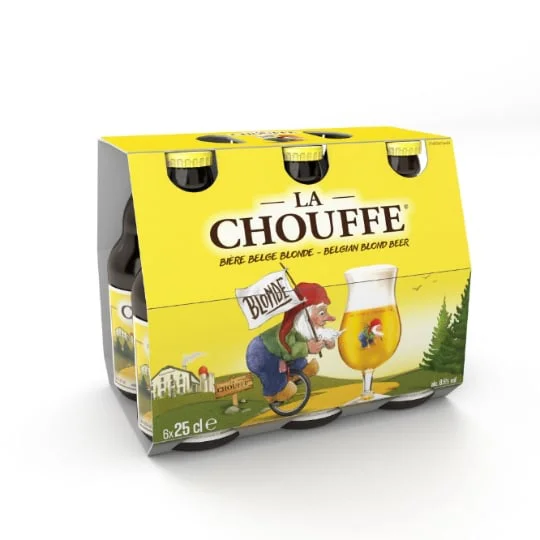 Bière blonde belge 8% bouteilles