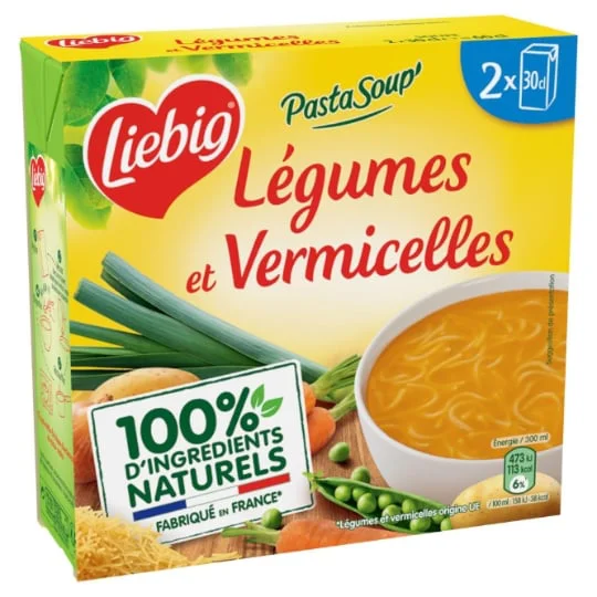 Soupe légumes & pâtes vermicelles