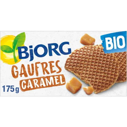 Gaufres au caramel bio
