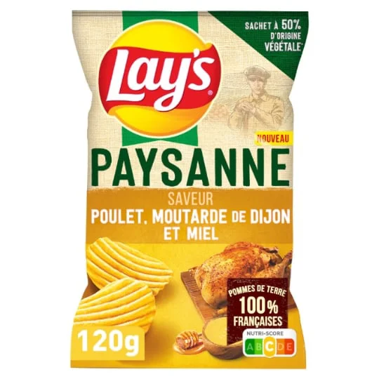 Chips poulet moutarde de dijon et miel