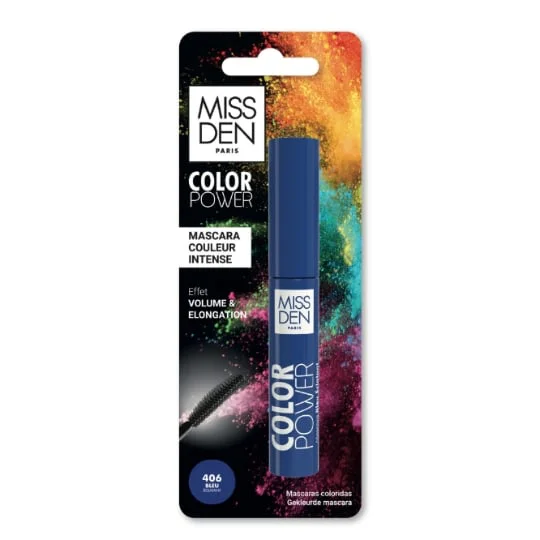 Mascara Volume et Elongation Bleu Eclatant