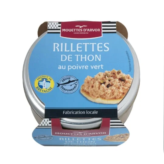 Rillettes thon poivre vert