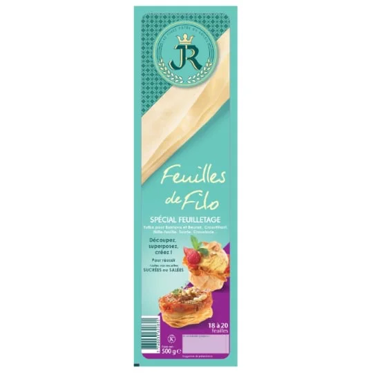 Feuilles de filo spécial feuilletage