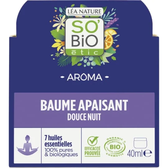 Baume Détente Sommeil Apaisant aux 7 Huiles Essentielles Bio