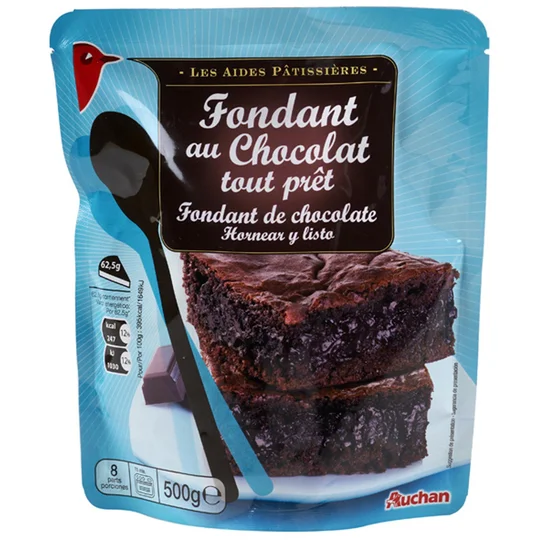 Préparation pour fondant au chocolat tout prêt