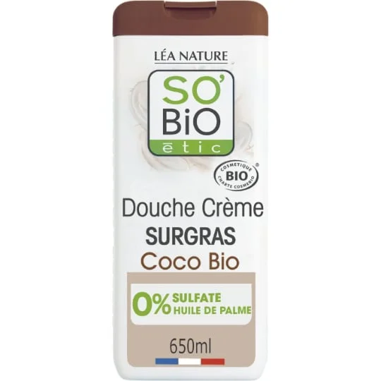 Crème de Douche Surgras à l'Huile de Coco Bio