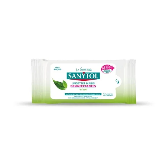 Lingettes désinfectantes mains