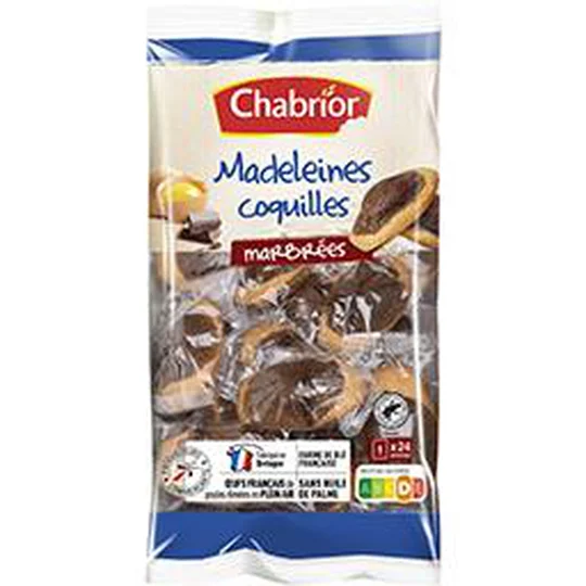 Madeleines coquilles marbrées