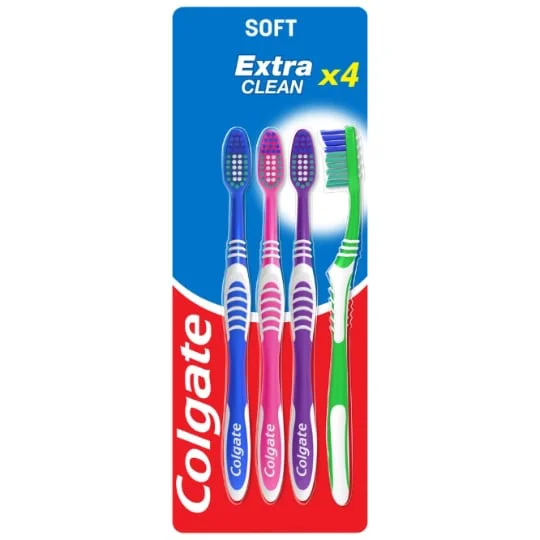 Brosse à Dents Extra Clean 25 % recyclé dans le manche souple