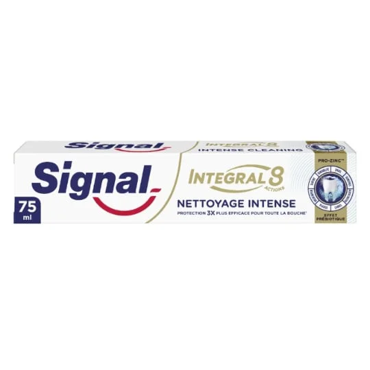 Dentifrice Integral 8 Nettoyage Intense Effet Prébiotique