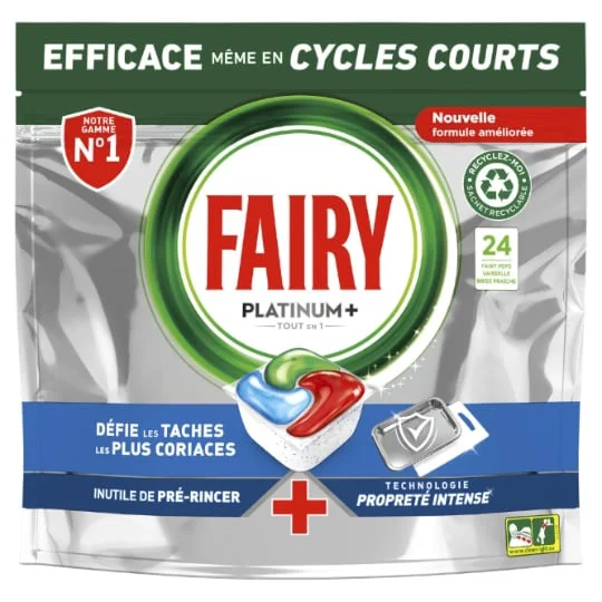 Tablettes Lave-Vaisselle Brise Fraîche Platinium Plus Tout En 1
