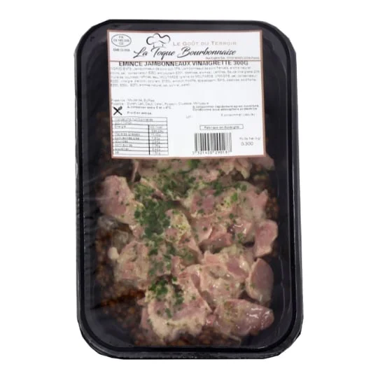 Emincé jambonneau vinaigrette