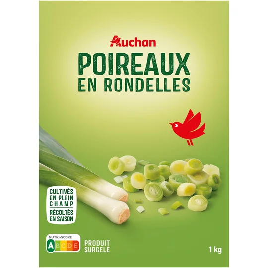 Poireaux en rondelles