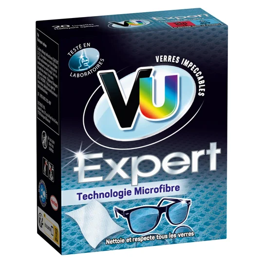Lingettes nettoyantes optiques